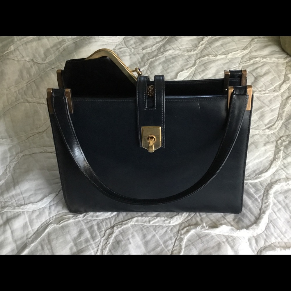 Authentic Guido Borelli handbag w/coin purse